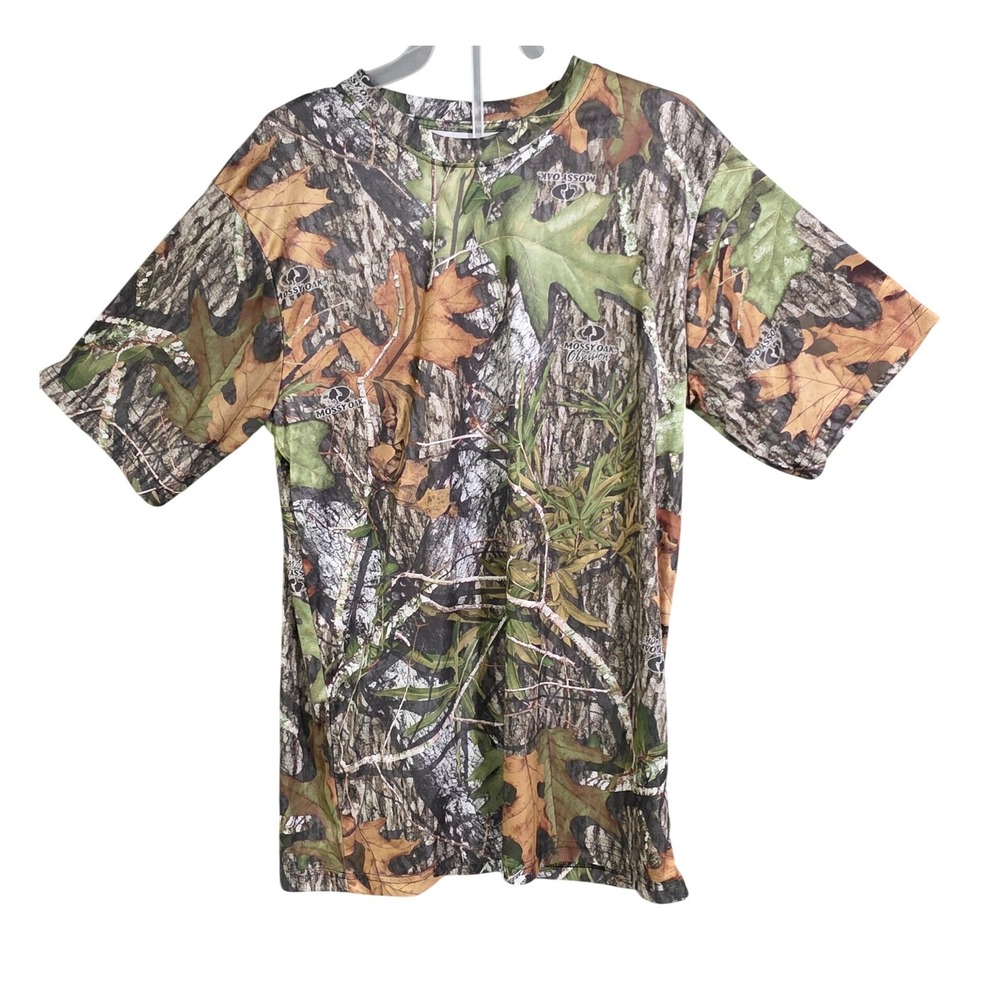 Mossy Oak T-Shirt Mens Medium Camo Excellent Obsession Camouflage Tee